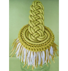 Epaulette Gold / White Fringe